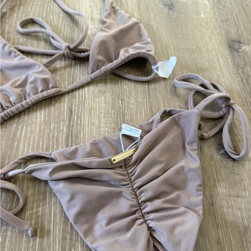 San Lorenzo tide clay brown bikini